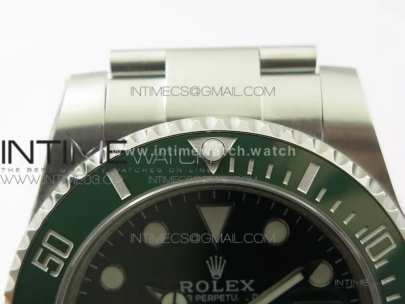 Submariner 116610 LV Green Ceramic VRF Max 904L 1:1 Best Edition on SS Bracelet VR3135