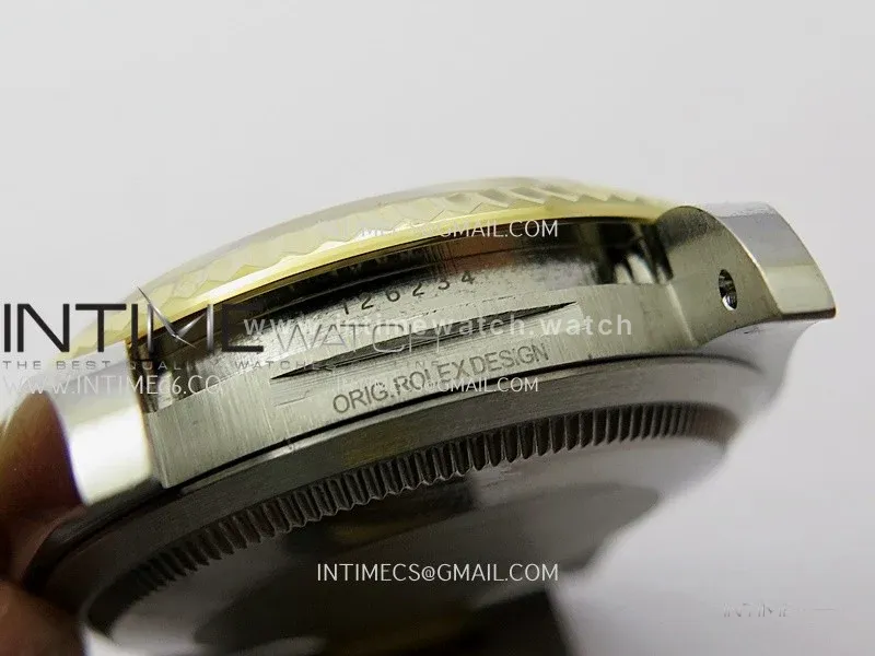 DateJust 126233 36mm 904L SS/YG ONE Factory 1:1 Best Edition Gold Jubilee Dial Diamond Marker On Oyster Bracelet DD3235