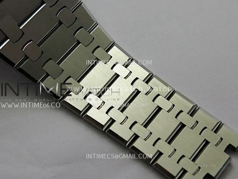 Royal Oak 41mm 15510BC Gain Weight DDF 1:1 Best Edition Smoke Blue Dial On SS Bracelet Super Clone DD4302