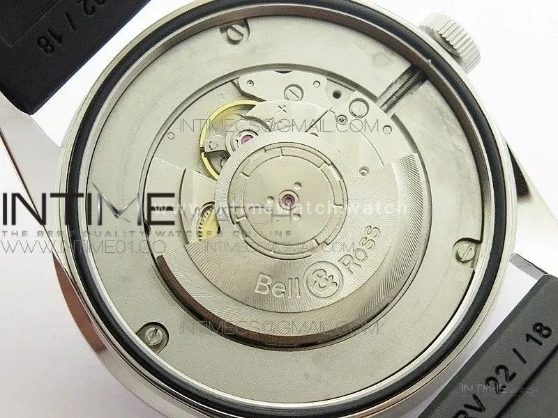 Vintage BR123 SS Brown Dial on Black Rubber Strap MIYOTA 9015