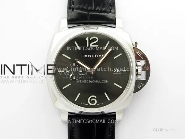 PAM1250 X SS VSF 1:1 Best Edition Black Dial on Black Leather Strap Asian P900