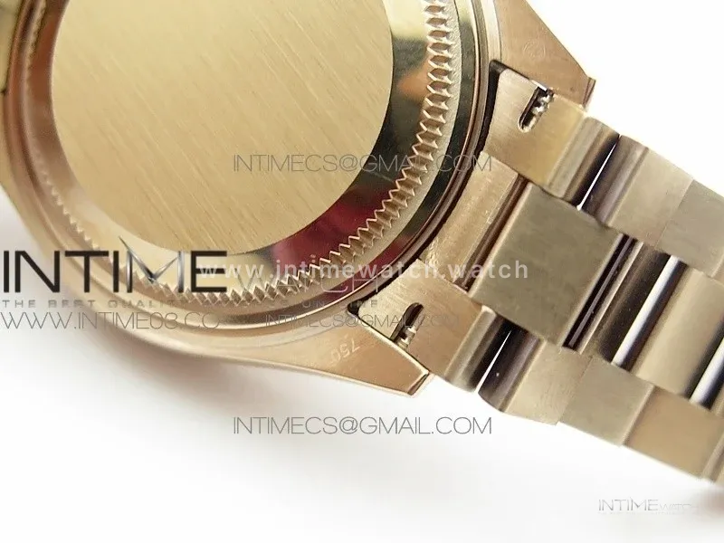 DateJust 28mm RG Diamond Bezel BP Best Edition Blue Textured Dial on RG Bracelet ETA2671