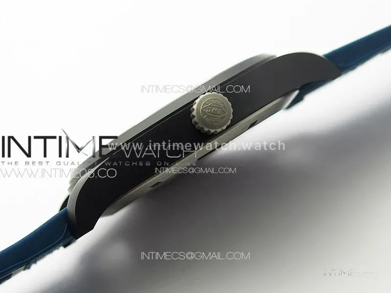 Pilot Mark RAAF Black Ceramic M+ 1:1 Best Edition Blue Dial on Blue Nylon Strap A2892 to Cal.35111