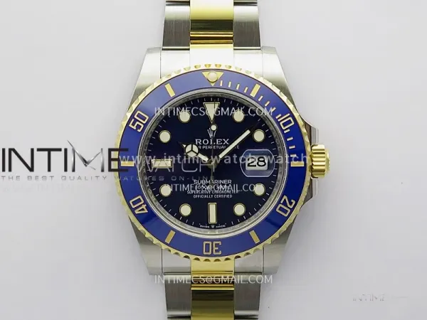 Submariner 126613 LB 904L Steel/YG THBF 1:1 Best Edition Blue Dial On 904L Steel/YG Bracelet SH3235