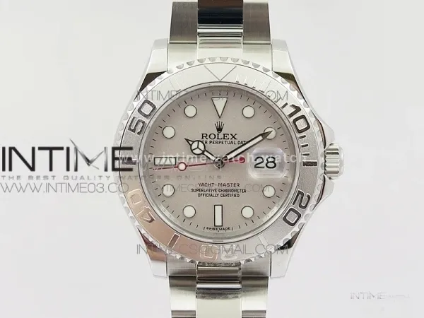 Yacht-Master 116622 904L SS GMF 1:1 Best Edition Gray Dial on 904L SS Bracelet A2836