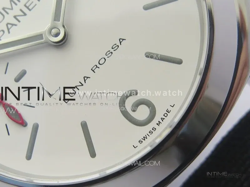 PAM1342 W HWF 1:1 Best Edition White Dial on Black Nylon Strap A6497