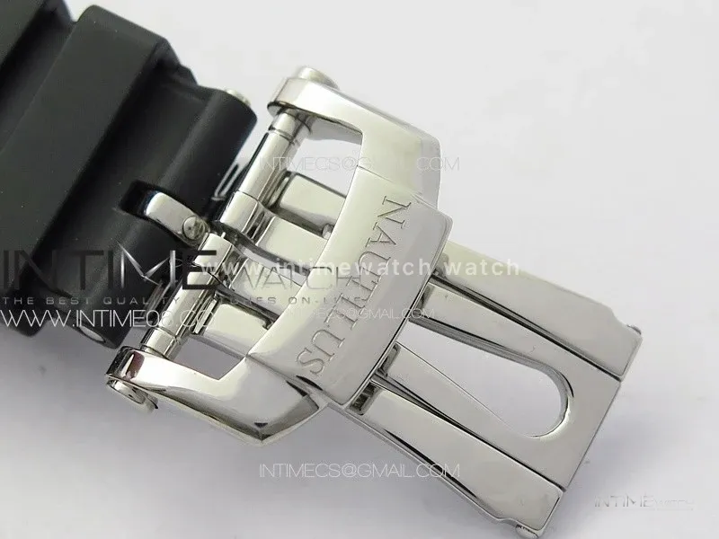 Nautilus Jumbo 5711 Super Replication PPF 1:1 Best Edition White Textured Dial on Black Rubber Strap PPF324