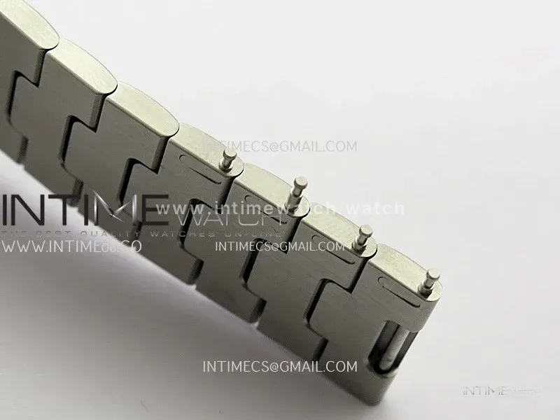Santos Black SS/YG Rich Factory 1:1 Skeleton Silver Dial On SS/YG SmartLink Bracelet 9611MC Super Clone (Free Leather Strap)