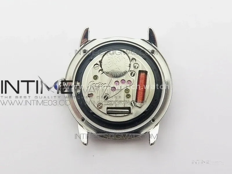 Ronde Solo de Cartier 29.5mm K11 1:1 Best Edition White Dial on SS Bracelet Ronda Quartz