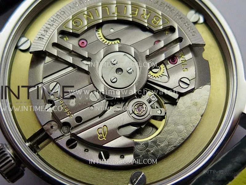 Top Time AB3113 38mm SS BLSF 1:1 Best Edition Green Dial On Green Leather Strap Asian B31