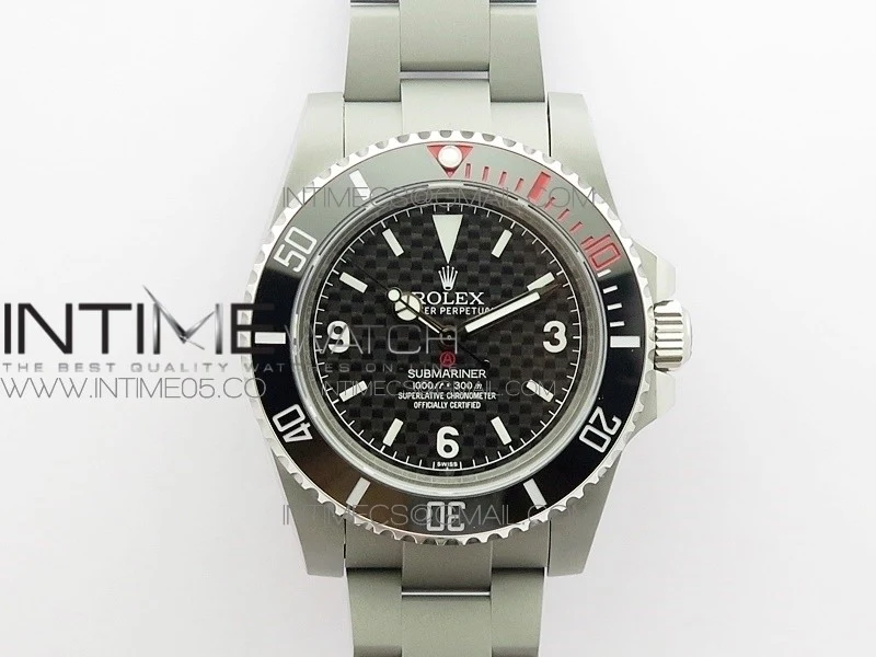 The Rough Matt Carbon Sandblast SS GMF Best Edition Carbon Dial on SS Bracelet SA3130