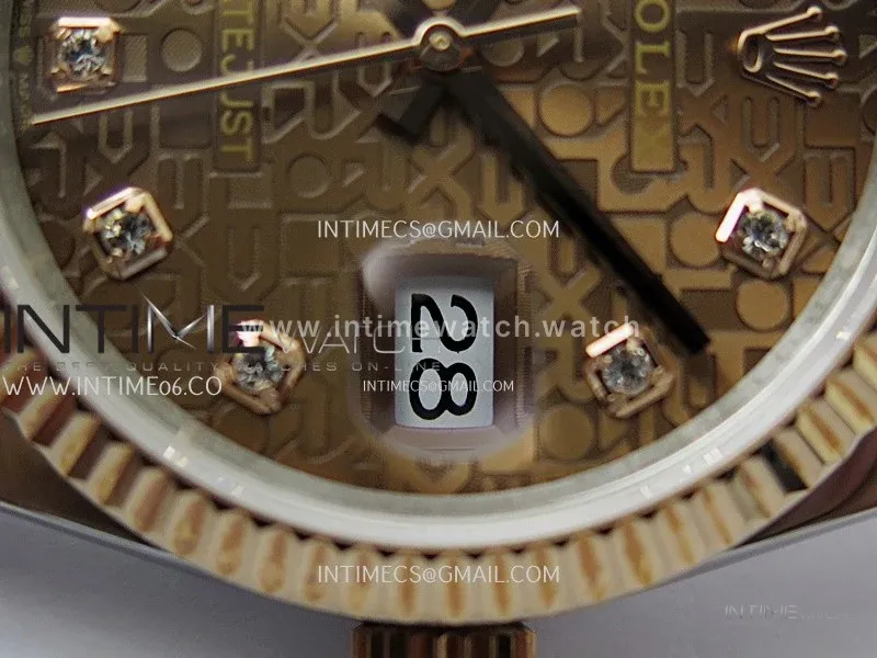DateJust 126231 904L SS/RG JDF 1:1 Best Edition RG Jubilee Dial on Jubilee SS/RG Bracelet
