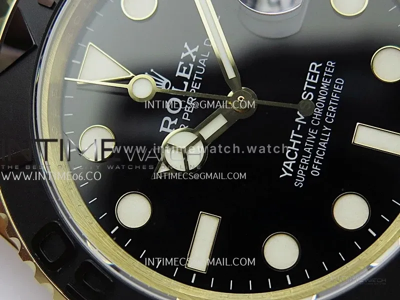 Yacht-Master 226658 Gain Weight QF 1:1 Best Edition Black Dial On Oysterflex Strap VR3235