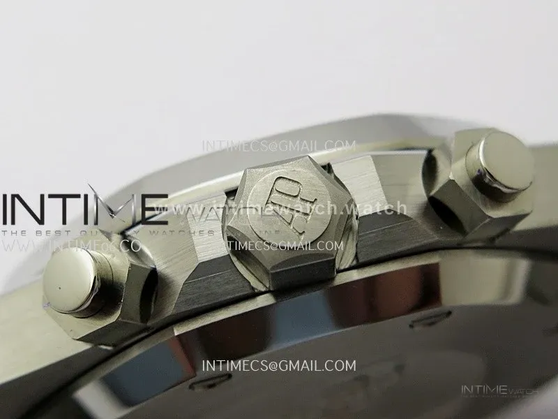 Royal Oak Chrono 26331ST SS IPF 1:1 Best Edition Gray Dial Black Subdial on SS Bracelet A7750