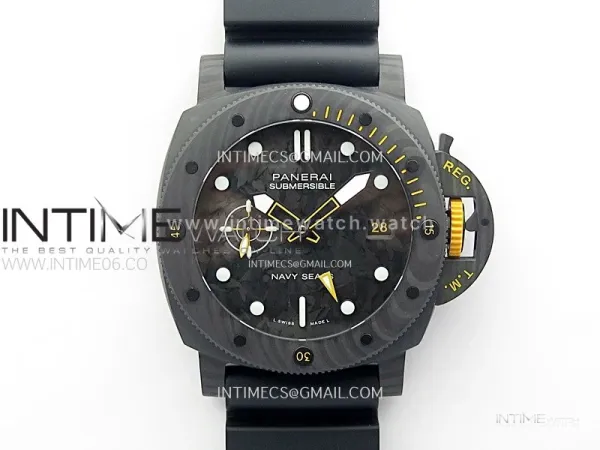 PAM1324 Submersible GMT Carbotech™ Navy Seals 44mm
