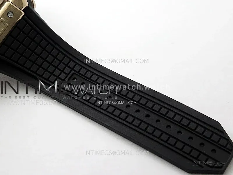 Square Bang Unico 42mm RG BBF 1:1 Best Edition Skeleton Dial on Black Rubber Strap A1280