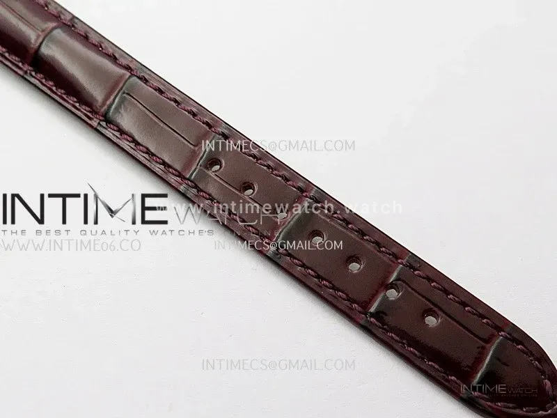 Tank WSTA0016 19mm RG/Diamond Bezel 8848F Best Edition Silver Dial On Brown Leather Strap Ronda Quartz
