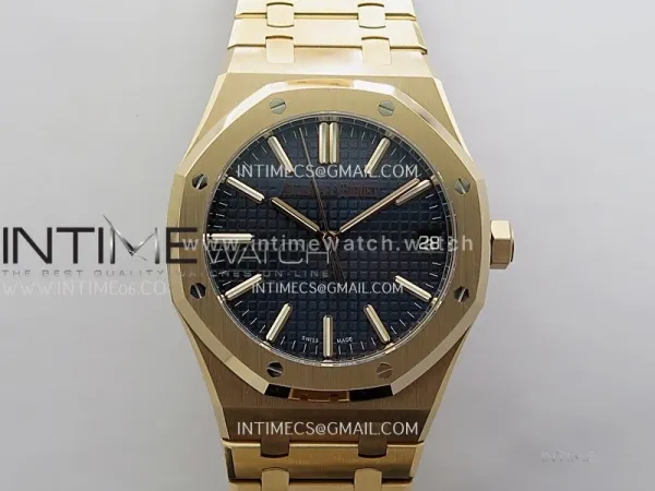 Royal Oak 15510 Gain Weight RG DDF 1:1 Best Edition Blue Dial On RG Bracelet Super Clone DD4302