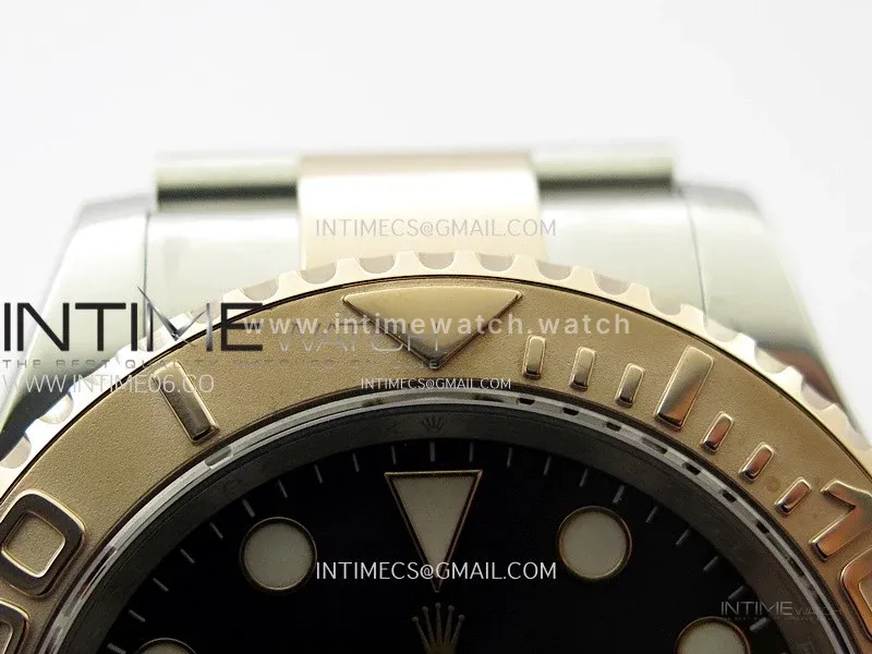 Yacht-Master 126621 904L/RG C+F 1:1 Best Edition Black Dial On 904L/RG Bracelet VR3235