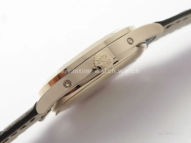 Annual Calendar Complications 5396 RG GRF Best Edition Black dial on Brown leather strap A324