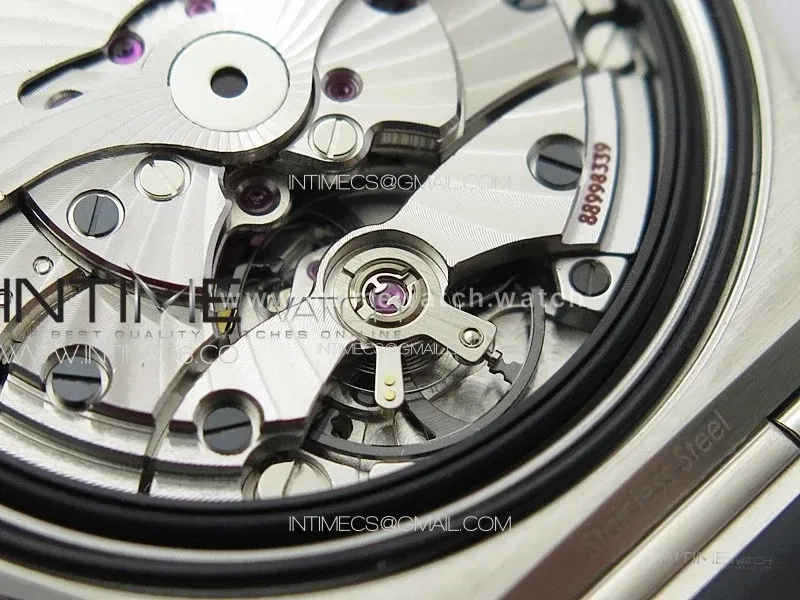 Constellation 41mm SS/Black Ceramic Bezel VSF 1:1 Best Edition Black Dial on Black Gummy Strap A8900