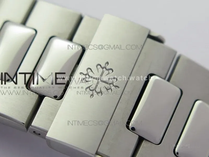 NAUTILUS 5726 SS GRF 1:1 BEST EDITION GRAY DIAL WORKING ANNUAL CALENDARON SS BRACELET A.324 V2