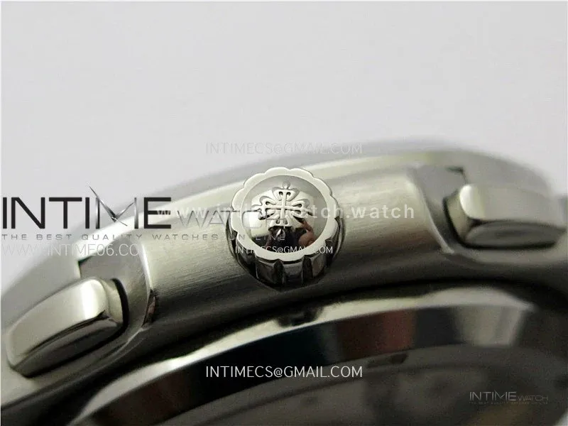 Nautilus 5990 SS SPPF 1:1 Best Edition Gray Dial on SS Bracelet Super Clone A28-520