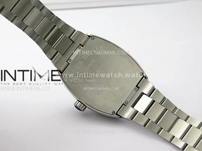 Vanguard V45 SS ABF Best Edition White Dial On SS Bracelet A2824