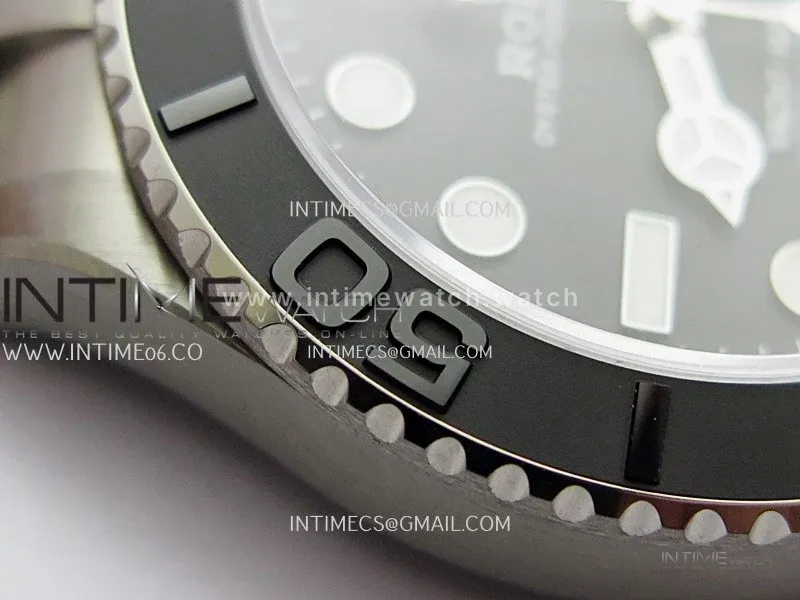 Yacht-Master 226627 Titanium 1:1 QF Black Dial On Titanium Bracelet SH3235 (Free Sprung)