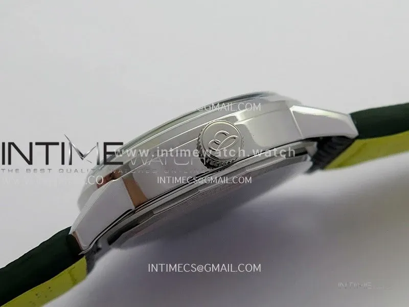 Top Time AB3113 38mm SS BLSF 1:1 Best Edition Green Dial On Green Leather Strap Asian B31