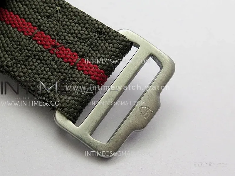 Pelagos FXD Black Ceramic Bezel Ti B12 1:1 V4 Best Edition Black Dial On Green Nylon Strap