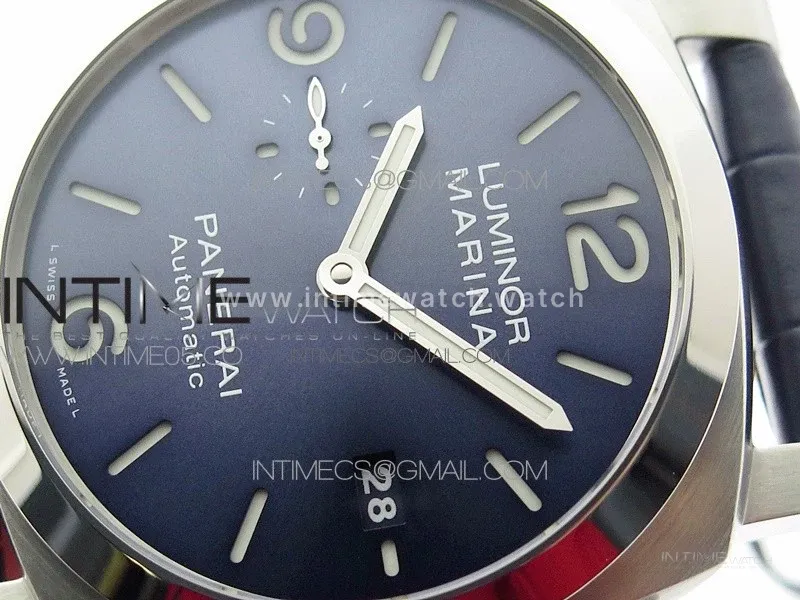 PAM1313 VSF 1:1 Best Edition Blue Dial on Blue Leather Strap P.9010 Clone