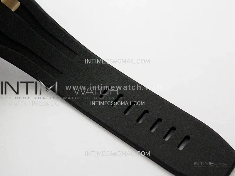 Royal Oak Offshore 44mm Black Ceramic JF 1:1 Best Edition Gray Dial On Black Rubber Strap A3126