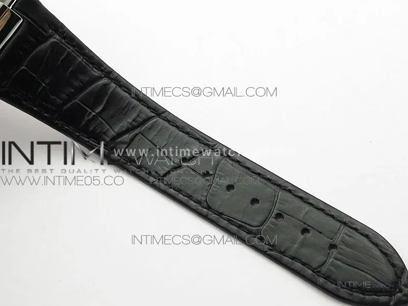 Nautilus 5980/1A-001 Blue Dial in Steel on Leather Strap
