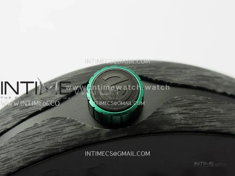 Vanguard Racing Carbon V45 Green ABF Best Edition On Green Nylon Strap A2824