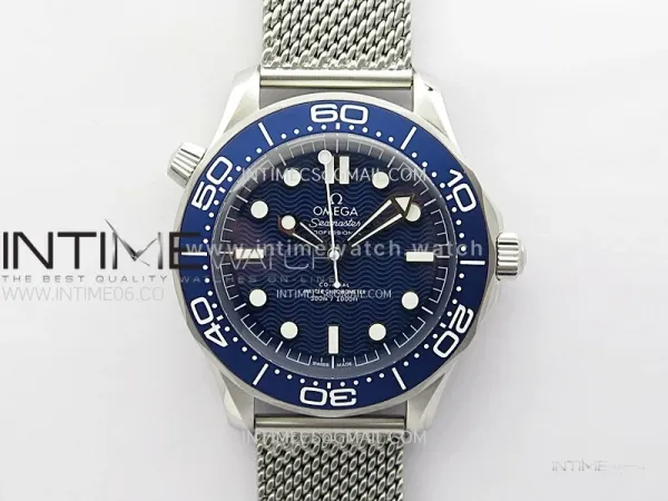 Seamaster 300M 42mm James Bond 60th anniversary VSF Best Edition on Mesh Bracelet A8806