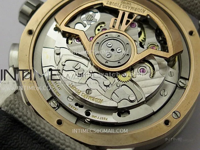 Code 11.59 Chrono 26393 SS/RG APPF Best Edition Silver Dial on Gray Nylon Strap A4401