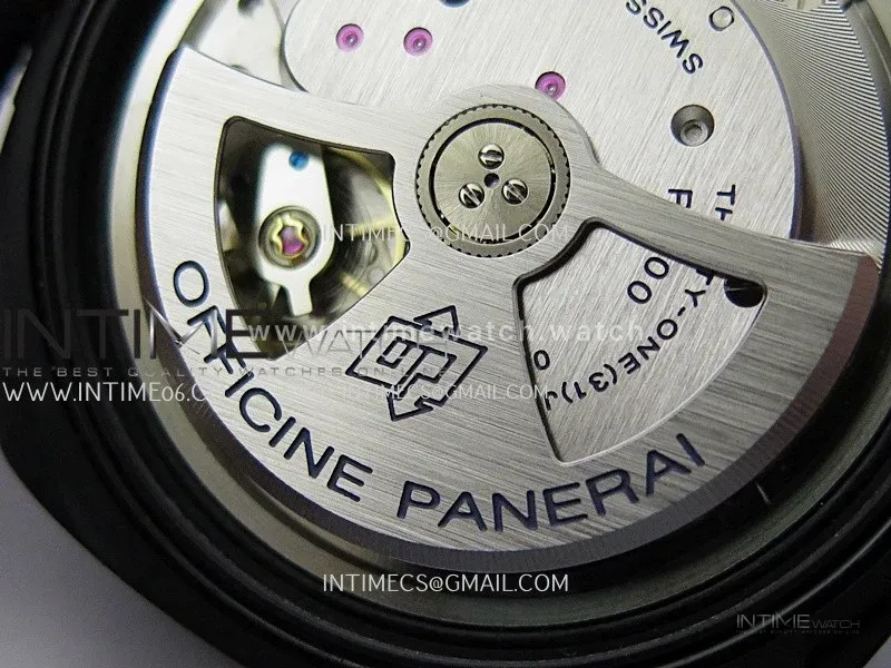 PAM1543 Luna Rossa Submersible 44mm Ceramic VSF 1:1 Best Edition White Dial On Blue Fabric Strap P900