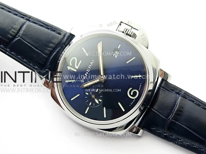 PAM1274 X SS VSF 1:1 Best Edition Blue Dial on Blue Leather Strap Asian P900