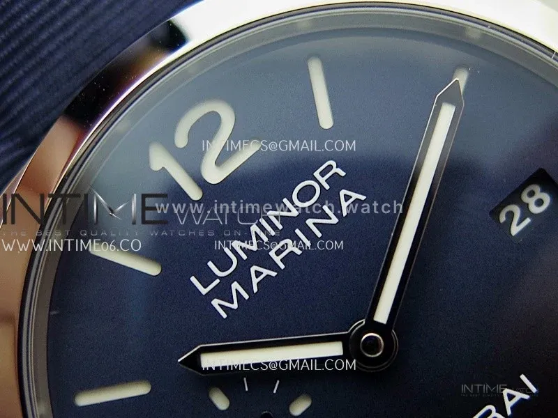 PAM1157 44mm VSF 1:1 Best Edition Blue Dial On Blue Nylon Strap P.9010 Super Clone