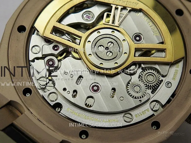 Royal Oak 41mm 15510 Gain Weight V2 DDF 1:1 Best Edition Black Dial On Black Leather Strap Super Clone DD4302