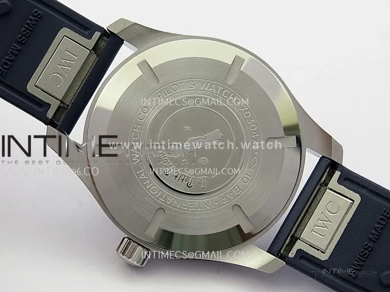 Pilot Mark XX IW328203 MZF 1:1 Best Edition Blue Dial On Dark Blue Rubber Strap A2892
