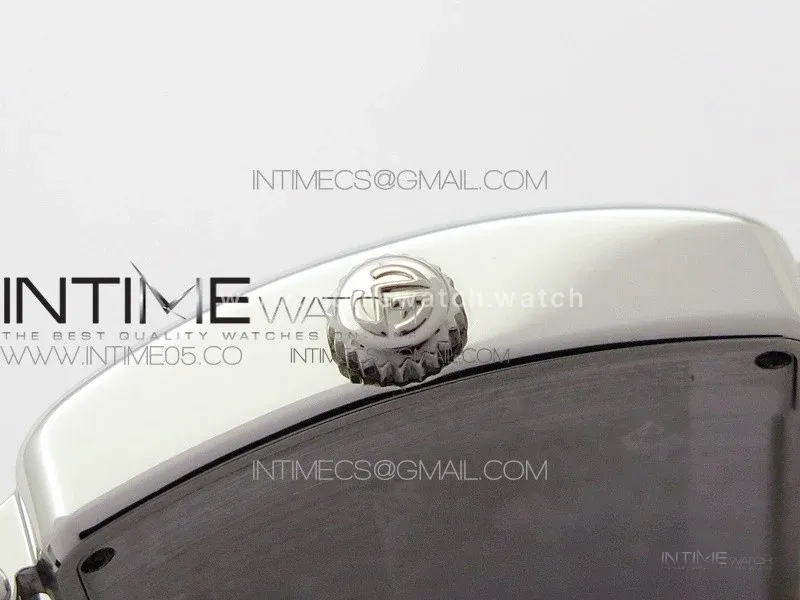 Master Square SS Ladies ZF 1:1 Best Edition White Colorful Arabic Dial on White Leather Strap Ronda Quartz