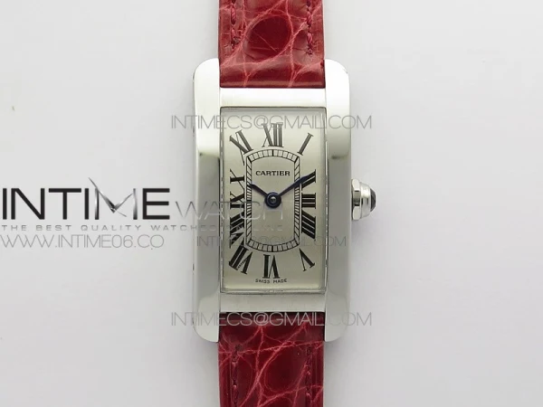 Tank WJTA0029 29mm 8848F SS Silver Dial on Pink Croco Strap Ronda Quartz