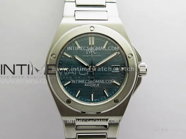 Ingenieur IW328903 SS CHF 1:1 Best Edition Aqua Dial On SS Bracelet A2892