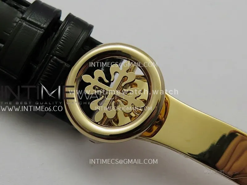 Grand Complications 6102P RG PPF 1:1 Best Edition Black Dial On Black Leather Strap Super Clone Asian 240
