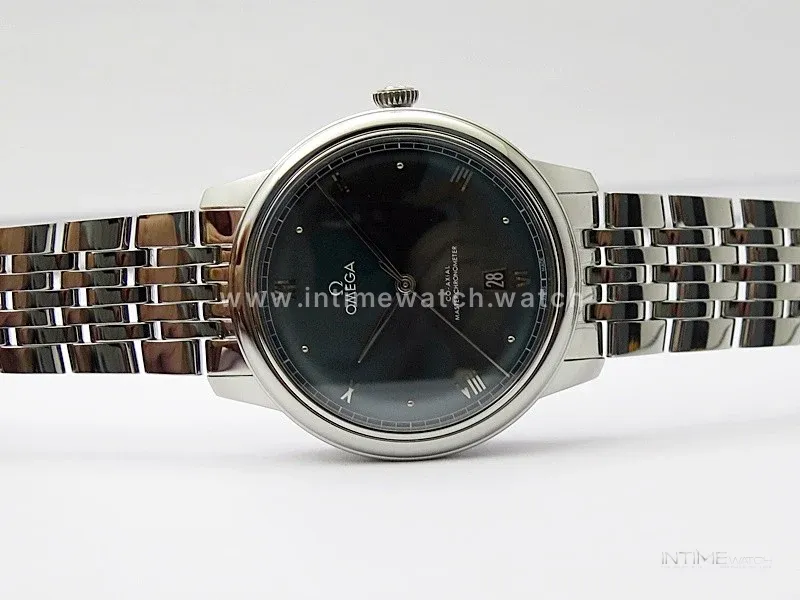 De Ville 40mm SS GTF 1:1 Best Edition Gray Dial on SS Bracelet A8000(Free Leather Straps)