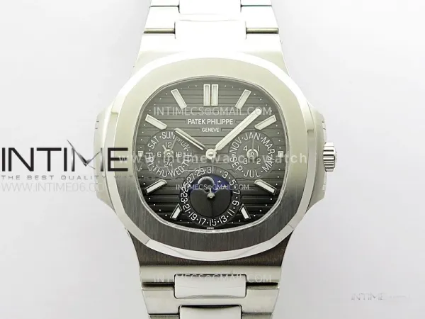 Nautilus 5740 SS TWF Best Edition Gray Dial on SS Bracelet A240