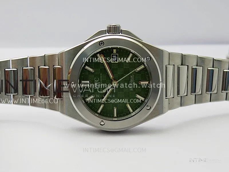 Ingenieur IW328908 SS A7F 1:1 Best Edition Green Dial on SS Bracelet A2892