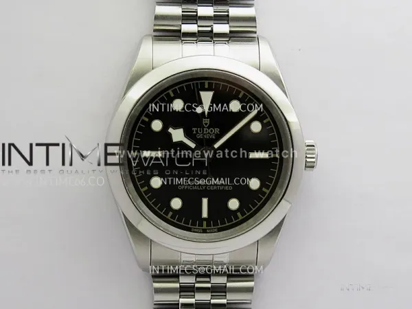 Black Bay 41mm SS HTF 1:1 Best Edition Black Dial On SS Jubilee Bracelet Asian 5601